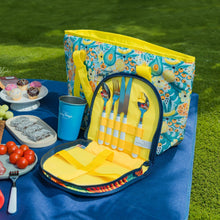 Load image into Gallery viewer, Lazy Dayz Picnic Cutlery Wallet Set - Mossman
