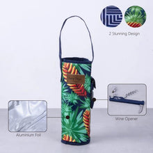 Load image into Gallery viewer, Lazy Dayz Insulated Wine Bottle Tote - Makena
