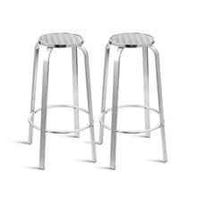 Load image into Gallery viewer, Gardeon 2-Piece Outdoor Bar Patio Stools Aluminum
