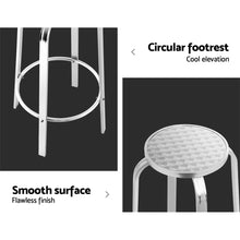 Load image into Gallery viewer, Gardeon 2-Piece Outdoor Bar Patio Stools Aluminum
