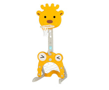 Load image into Gallery viewer, Keezi Kids Basketball Hoop Stand Set Yellow
