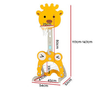 Load image into Gallery viewer, Keezi Kids Basketball Hoop Stand Set Yellow
