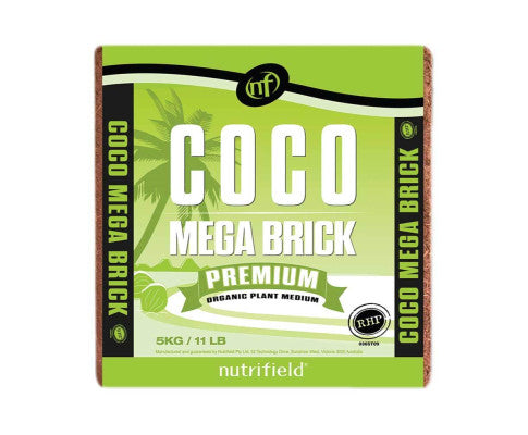 Coco Mega Brick Med Husk Nutrifield 5Kg
