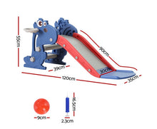 Load image into Gallery viewer, Kids Outdoor Dragon Slide Set 90cm Blue
