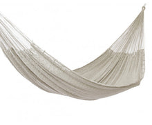 Load image into Gallery viewer, Mayan Legacy Queen Size Outdoor Mexican Hammock Cream
