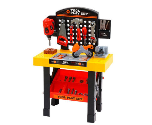 Kids Pretend Workbench DIY Tools 54 Piece