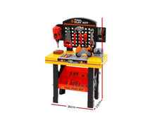Load image into Gallery viewer, Kids Pretend Workbench DIY Tools 54 Piece
