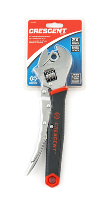 Wrench Chrome Plate 250mm Locking Crescent